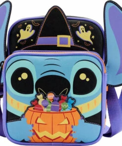 Budget 💯 LOUNGEFLY Bats Lilo & Stitch: Halloween Candy | PASSPORT BAG 💯