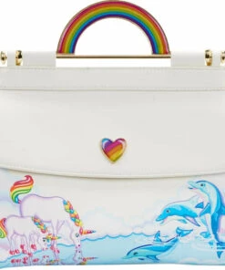 Coupon 👏 LOUNGEFLY Kawaii Lisa Frank: Markie Reflection | CROSSBODY BAG 🎁