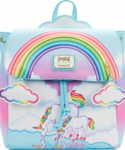 Outlet 🎉 LOUNGEFLY Rainbows & Pride Lisa Frank: Unicorn Reflection | MINI BACKPACK 🎁