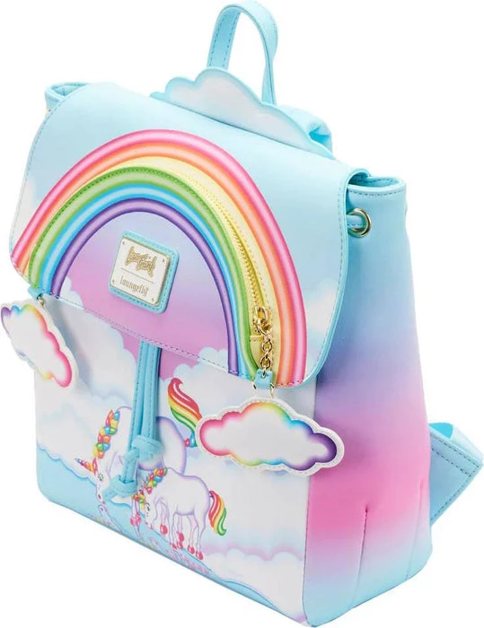 Outlet 🎉 LOUNGEFLY Rainbows & Pride Lisa Frank: Unicorn Reflection | MINI BACKPACK 🎁 4 Outlet 🎉 LOUNGEFLY Rainbows & Pride Lisa Frank: Unicorn Reflection | MINI BACKPACK 🎁 - Image 2