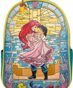 Best deal ⌛ LOUNGEFLY Disney Little Mermaid: Stain Glass | BACKPACK* 🤩