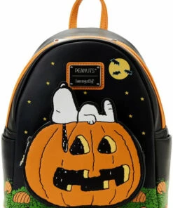 New ✨ LOUNGEFLY Bats Peanuts: Great Pumpkin Snoopy | MINI 👍 BACKPACK ⌛