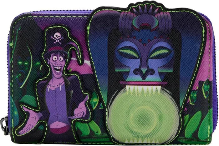 New π LOUNGEFLY Disney Princess And The Frog: Facilier Glow | ZIP PURSE β 3 New π LOUNGEFLY Disney Princess And The Frog: Facilier Glow | ZIP PURSE β