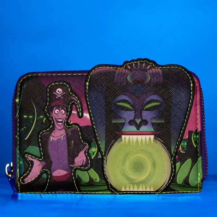 New π LOUNGEFLY Disney Princess And The Frog: Facilier Glow | ZIP PURSE β 6 New π LOUNGEFLY Disney Princess And The Frog: Facilier Glow | ZIP PURSE β - Image 4