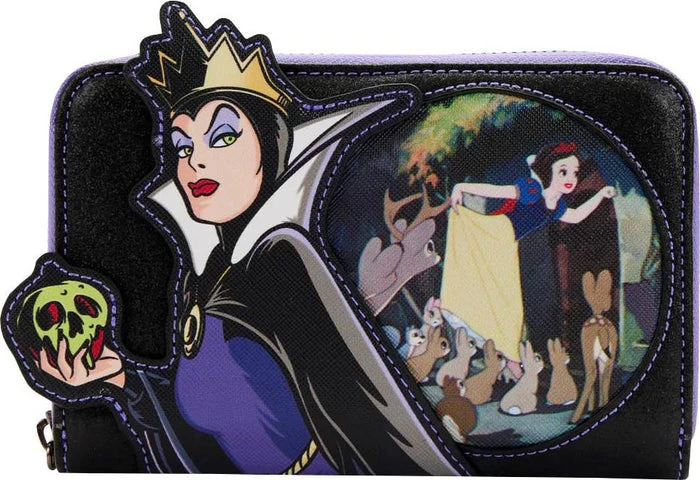 Top 10 ✨ LOUNGEFLY Disney Snow White: Evil Queen Apple | ZIP PURSE ⌛ 3 Top 10 ✨ LOUNGEFLY Disney Snow White: Evil Queen Apple | ZIP PURSE ⌛