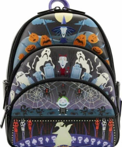 Discount π LOUNGEFLY Disney The Nightmare Before Christmas: Oogie Boogie Glow Triple Pocket | MINI π€© BACKPACK β€οΈ