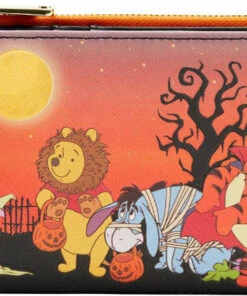 Hot Sale β€οΈ LOUNGEFLY Disney Winnie The Pooh: π Halloween Group Glow | FLAP PURSE β
