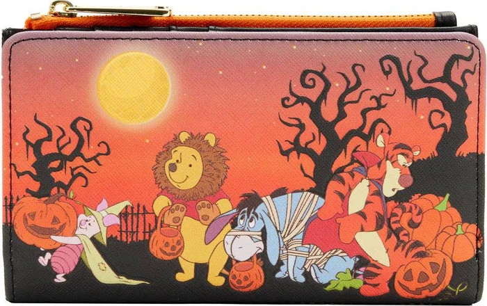 Hot Sale β€οΈ LOUNGEFLY Disney Winnie The Pooh: π Halloween Group Glow | FLAP PURSE β 3 Hot Sale β€οΈ LOUNGEFLY Disney Winnie The Pooh: π Halloween Group Glow | FLAP PURSE β