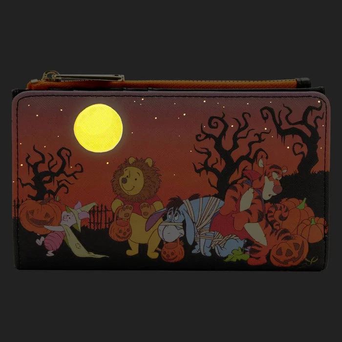 Hot Sale β€οΈ LOUNGEFLY Disney Winnie The Pooh: π Halloween Group Glow | FLAP PURSE β 4 Hot Sale β€οΈ LOUNGEFLY Disney Winnie The Pooh: π Halloween Group Glow | FLAP PURSE β - Image 2