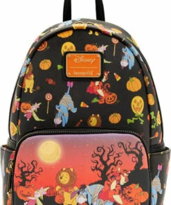 Deals 👏 LOUNGEFLY Winnie The Pooh: Halloween Group Glow | MINI BACKPACK ✨