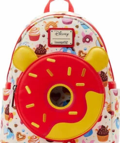 Brand new ⌛ LOUNGEFLY Disney Winnie The Pooh: Sweets Poohnut Pocket | MINI 🌟 BACKPACK ❤️