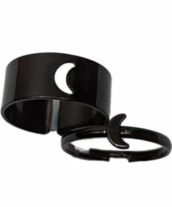 Flash Sale ⭐ HELLBOUND Mens Accessories Crescent Moon | RING SET 👏 -Halloween Item Store moonring2 d7f1e108 bb3b 4792 be8d 385bb7092c7c 700x700