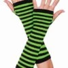 Wholesale 🤩 MUSIC LEGS Punky Colour Opaque Striped [Black/Neon Green] | ARM WARMERS ✔️ -Halloween Item Store music legs opaque striped black neon green arm warmers 1 9b213d54 d965 433a 89af 33b659040881