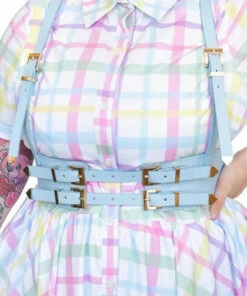 Best Pirce 👍 MY VIOLET Kawaii Blue | ADJUSTABLE HARNESS 💯