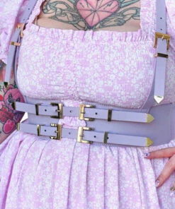 Best deal 🥰 MY VIOLET Pastel Goth Lavender Adjustable | HARNESS ✔️
