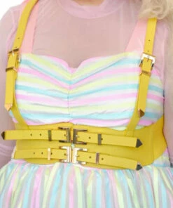 Best deal ✨ MY VIOLET Kawaii Yellow | ADJUSTABLE HARNESS ❤️