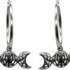 Brand new ✔️ MYSTICUM LUNA The Moon Aranea Moon | HOOP EARRINGS ⭐ -Halloween Item Store mysticum luna aranea moon hoop earrings 1 700x700