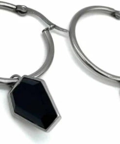 Cheap ⭐ MYSTICUM LUNA New Crypt Black Coffin | HOOP EARRINGS ⭐ -Halloween Item Store mysticum luna crypt black coffin hoop earrings 1 700x700