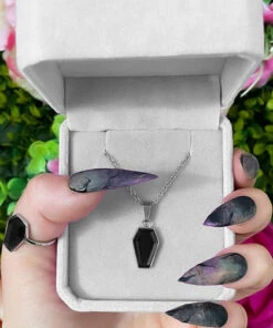 Brand new 😍 MYSTICUM LUNA All Crypt [Black] Coffin | NECKLACE 🛒