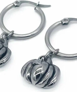 Flash Sale 🎁 MYSTICUM LUNA 🎁 Halloween Pumpkin | HOOP EARRINGS ✔️ -Halloween Item Store mysticum luna pumpkin hoop earrings 1 700x700
