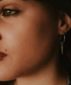 Brand new ⭐ MYSTICUM LUNA Mens Accessories Temptress | HOOP EARRINGS 🔥 -Halloween Item Store mysticum luna temptress hoop earrings 3 700x700