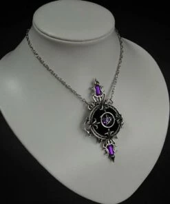 Best Pirce ⌛ RESTYLE Pentacles & Pentagrams Mystic Mirror | NECKLACE 💯 -Halloween Item Store necklace mystic mirror 2 700x700