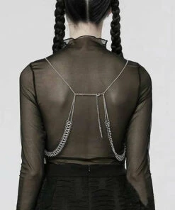 Deals 🎉 PUNK RAVE New Dreerion | BODY HARNESS ⭐ -Halloween Item Store punk rave cross chain body harness 3 60e12746 b19c 407b 8a8c 383ceb0e2edf 700x700