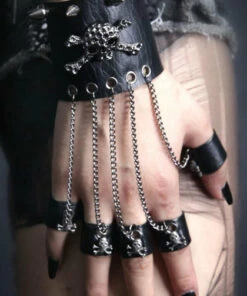 Best Sale 🤩 PUNK RAVE Halloween Punk Spikes | BRACELET 👍