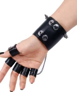 Best Sale 🤩 PUNK RAVE Halloween Punk Spikes | BRACELET 👍 -Halloween Item Store punk rave punk spikes bracelet 3 7f02b94c fd11 4fa6 ae33 c7a5a5ff2a1b 700x700