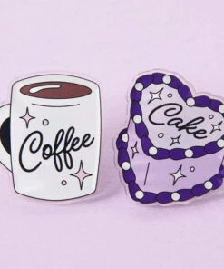 Best Pirce 🤩 PUNKY PINS All Coffee & Cake | ACRYLIC PIN PAIR ✔️ -Halloween Item Store punky pins coffee cake acrylic pin pair 2 4f33299e 1dc7 41de 9353 982b6986c6df 700x700
