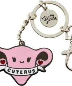 Best Pirce π― PUNKY PINS All Cuterus Uterus | ENAMEL KEYRING π€©