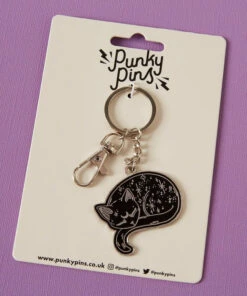 Wholesale ⭐ PUNKY PINS Cats Mystical Cat | ENAMEL KEYRING ⭐ -Halloween Item Store punky pins mystical cat enamel keyring 2 15845cfd 4155 464d 9731 10cb1ad3b22b 700x700