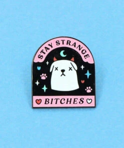 Coupon ✔️ PUNKY PINS Halloween Stay Strange Bitches | ENAMEL PIN 🔥 -Halloween Item Store punky pins stay strange bitches enamel pin 3 e3ba9ff2 5e1d 466b 8744 a6ab62b6e8cf 700x700