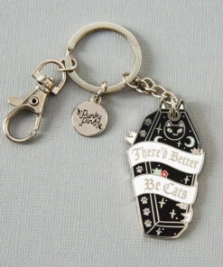 New 🎁 PUNKY PINS There’d Better Be Cats | ENAMEL KEYRING 💯 -Halloween Item Store punky pins thered better be cats enamel keyring 3 dfb794f4 f550 4ada 9314 8f54f86ed477 700x700