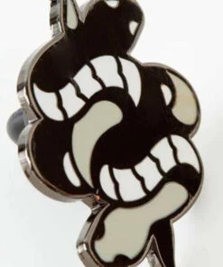 Best Pirce ⭐ PUNKY PINS Mens Accessories Twin Snakes | ENAMEL PIN 🔔 -Halloween Item Store punky pins twin snakes enamel pin 3 f4a7c0ba 2f78 44ee 9040 5f43b5c64acf 700x700