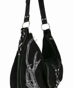 Best reviews of ✔️ RESTYLE All Antlers [Black] | HOBO BAG ✔️ -Halloween Item Store restyle antlers black hobo bag 4 921c791e d995 4b6b a50c 9f0cec86e901 700x700