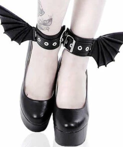 Hot Sale 😉 RESTYLE Bats Bat Wing | SHOE CUFFS ✔️ -Halloween Item Store restyle bat wing shoe cuffs 3 9870a08b 9186 49cc af97 cfd1c6c123b7 700x700