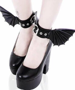 Hot Sale 😉 RESTYLE Bats Bat Wing | SHOE CUFFS ✔️ -Halloween Item Store restyle bat wing shoe cuffs 4 eaad9bb6 18f0 404a add0 659a52868466 700x700