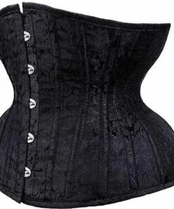 Budget 😍 RESTYLE Burlesque Black Brocade | UNDERBUST CORSET ⌛ -Halloween Item Store restyle black brocade underbust corset 4 1cdec900 507c 400a b454 a4a9ac966a65 700x700