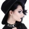 Best Pirce 🥰 RESTYLE Grunge Witch Brimmed | HAT 🧨 -Halloween Item Store restyle black gothic hat 1 700x700