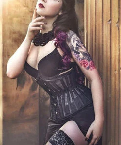 Buy 🌟 RESTYLE Burlesque Black Mesh | UNDERBUST CORSET ⭐ -Halloween Item Store restyle black mesh underbust corset 6 b3cb92b6 4313 4fbe a15f b72bf5b4ba3d 700x700