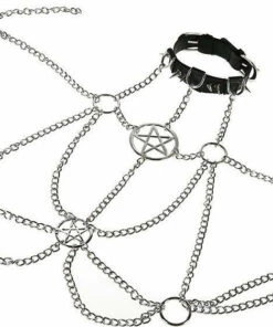 Promo 🔔 RESTYLE Fetish Chained Pentagram | HARNESS 🤩 -Halloween Item Store restyle chained pentagram harness 2 7ff7e819 531f 4ed0 b718 2d6d3cce7c21 700x700
