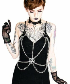 Promo 🔔 RESTYLE Fetish Chained Pentagram | HARNESS 🤩 -Halloween Item Store restyle chained pentagram harness 3 52c08711 5a6a 492d 828c 3615dd87c78d 700x700
