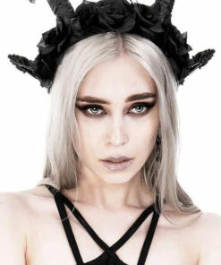Brand new 🛒 RESTYLE Cosplay Dark Elf [Rose Crown] | HEADBAND 😍 -Halloween Item Store restyle dark elf rose crown headband 4 1a07403f ac49 4f8b a49e 793c5dbdbdce 700x700