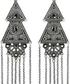 Hot Sale 🤩 RESTYLE All Double Triangle [Silver] | EARRINGS ❤️