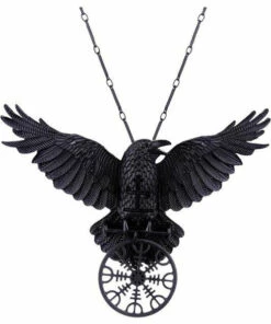 Buy 🔥 RESTYLE Mens Accessories Helm Of Awe Raven | PENDANT 🛒 -Halloween Item Store restyle helm of awe raven pendant 1 5f2e61e1 bec4 44ca a7fd 55cccfeae462 700x700
