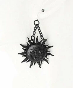 Promo ✨ RESTYLE The Moon Moon & Sun [Black] | EARRINGS ⭐ -Halloween Item Store restyle moon sun black earrings 3 d1b6bd46 502d 4c76 8afc 7c631d26aac4 700x700