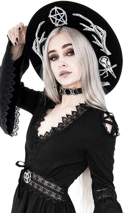 Best Sale ❤️ RESTYLE Pentacles & Pentagrams Pagan | HAT 👍 10 Best Sale ❤️ RESTYLE Pentacles & Pentagrams Pagan | HAT 👍 - Image 8