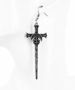 Hot Sale ✨ RESTYLE The Moon Swords [Silver] | EARRINGS 😍 -Halloween Item Store restyle swords silver earrings 2 dd45218a 0f0a 4196 91c7 f957dcc77f1e 700x700