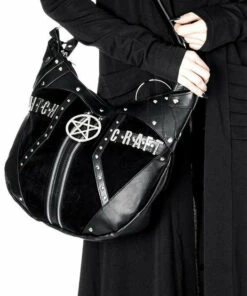 Best deal 🎁 RESTYLE Pentacles & Pentagrams Witchcraft | HOBO BAG 🎁 -Halloween Item Store restyle witchcraft hobo bag 9 ed48ca52 c724 49d4 8968 88514f5be337 700x700